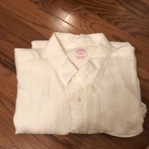 C Brooks Brothers XXL Linen Shirt